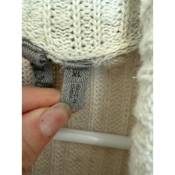 Caslon open front draped Cotten blend cardigan XL - Picture 4 of 7